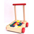 Carrinho de madeira para carrinho de madeira de alta qualidade para bebê Walker para crianças